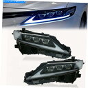 Headlight トヨタカムリ2018-2021ヘッドライトヘッドランプアセンブリLEDターンシグナルLH+RH For Toyota Camry 2018-...