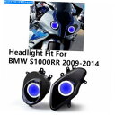 Headlight BWM S1000RR 2009-2014 Blue Demon Eyeのヘッドライトアセンブリオートバイヘッドランプ Headlight ...