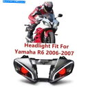 Headlight ヤマハR600 YZF R6 2006-07レッドデーモンアイヘッドランプの1X LEDヘッドライトアセンブリ 1X LED Headlig...