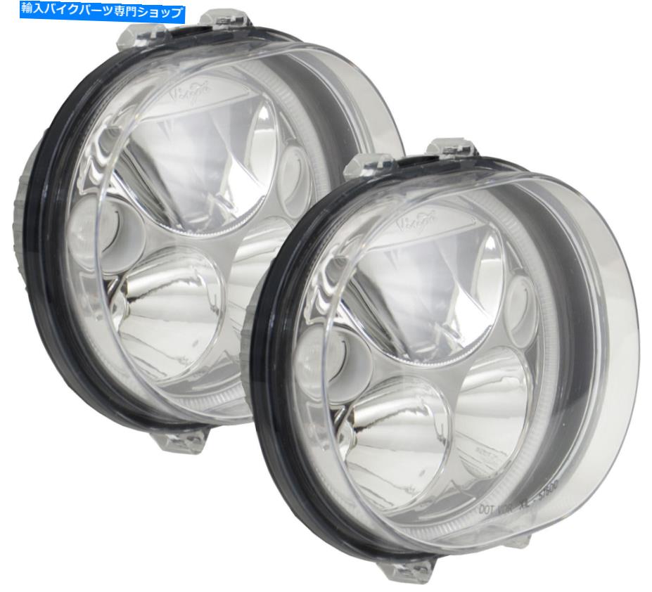 Headlight 2004年から2013年のビジョンX XMCヘッドライトキットHarley-Davidson Road Glide Chrome Vision X XMC Headlight kit For 2004-2013 Harley-Davidson Road Glide Chrome