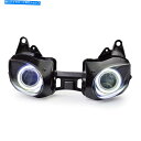 Headlight KTヘッドライトアセンブリカワサキニンジャZX6R 2007-2008 Halo Eye HIDプロジェクター KT Headlight A...