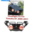 Headlight KT YAMAHA YZF R1 2009-2011 Red Demon EyesヘッドランプのKT LEDヘッドライトアセンブリ KT L...
