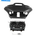 Headlight ハーレーロードグライドFltrx 15+に適合するマットインナーアウターフェアリングヘッドライトアセンブリ Matte Inner Oute...