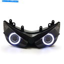 Headlight カワサキニンジャZX6R ZX-6R 05-06バイクフロントランプホワイトの1X LEDヘッドライト 1X LED Headlight f...