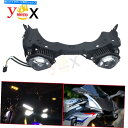 Headlight ヤマハYZF-R1 R1 2015-2016のオートバイフロントLEDヘッドランプヘッドランプアセンブリ Motorcycle Front ...