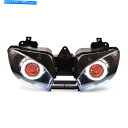 Headlight Yamaha YZF R6 1999 00 01 2002 REDのKT LEDヘッドライトアセンブリ KT LED Headlight A...