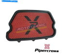 Air Filter パイパークロスパフォーマンスエアフィルターは、ホンダCBR1100XXブラックバード炭水化物に適合します。 1996-1998 Piper...