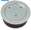 Air Filter Arlen Ness 18-099ビッグサッカーステージIIレッドフィルター用の交換エアフィルター Arlen Ness 18-099 R...