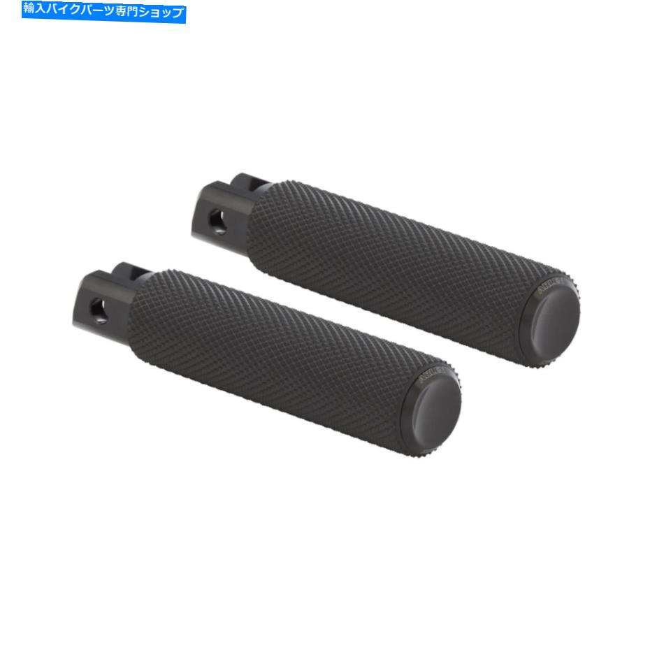 Air Filter Arlen Ness Knurled Footpegs、Black18-up HarleySoftail Driver 07-942 Arlen Ness KNURLE..