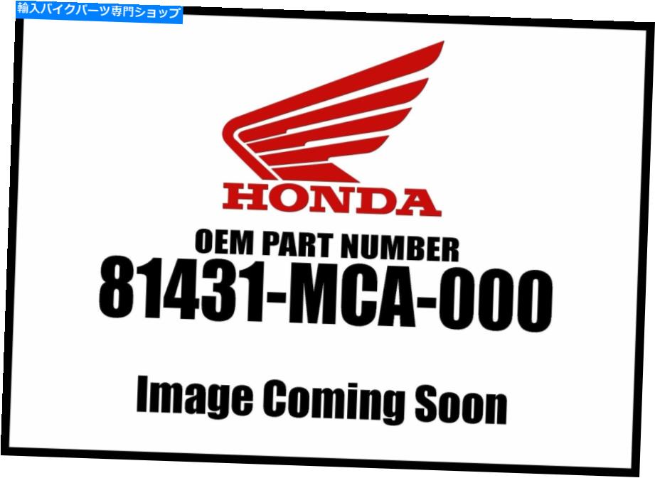Air Filter ホンダ2001-2010ゴールドウィングGL左サドルバッグパネル81431-MCA-000新しいOEM Honda 200..