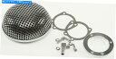 Air Filter ハードドライブレトロエアクリーナーラウンドメッシュkeihin cv炭水化物#34-229 HARDDRIVE Retro Air Cleaners Round Mesh Keihin CV Carbs #34-229