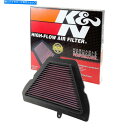 Air Filter K&Nパフォーマンスモーターサイクルエアフィルターfiltertb-1005 Triumph Tiger 1050 Sport 13-19 K&N Performance Motorcycle Air FilterTB-1005 for Triumph Tiger 1050 Sport 13-19