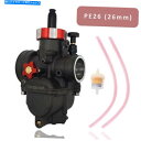 Carburetor Nibbi PE26のキャブレター26mm炭水化物フィットホンダヤマハスクータークアッドピットダートバイク Carburetor for ...