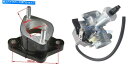 Carburetor 30mm Mikuniキャブレター + ATV Quad CA09 +の角度のある吸気マニホールド 30MM MIKUNI CARBURE...