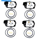Carburetor ホンダGL用の4xキャブレター修理キット1000 GL1000ゴールドウィング1976-1979 4x Carburetor Repair...