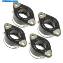 Carburetor 4スズキGS750EN GS750N GS750L 1977-1979の吸気マニホールドキャブレターブートキット 4 Intake Man...