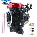 Carburetor Harley-Davidson CV40 Heritage Softail Dyna fxr低ライダー用の赤いキャブレター Red Car...