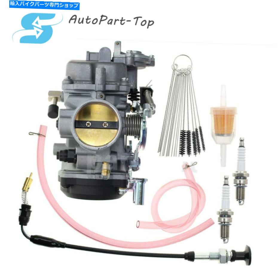 Carburetor キャブレター炭水化物はダイナスポーツスターヘリテージファットボーイ40mm CVパフォーマンス調整 Carburetor Carb Fits Dyna Sportster Heritage Fatboy 40MM CV PERFORMANCE TUNED