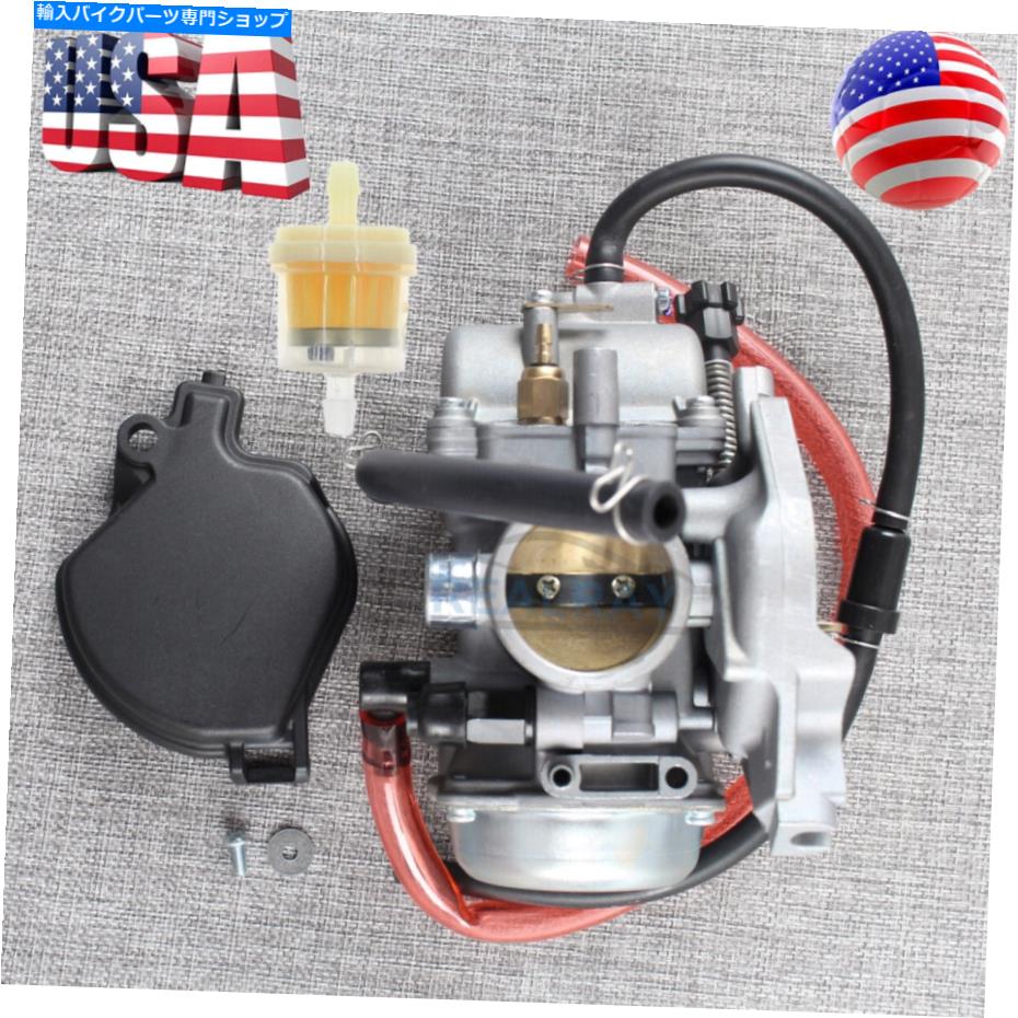Carburetor 2002年から2007年の新しいキャブレタースズキヴィンソン500 LTA500F 4x4オート/マニュアルW/カバー New Carburetor for 2002-2007 Suzuki Vinson 500 LTA500F 4x4 Auto/Manual w/ Cover