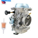 Carburetor DR200SE DR 200SE 1999-2014用のオートバイ炭水化物キャ ...