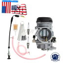 Carburetor HD Electra Glide Dyna用の新しいCV 40mmキャブレターアセンブリ1989-2007 New CV 40MM Car...