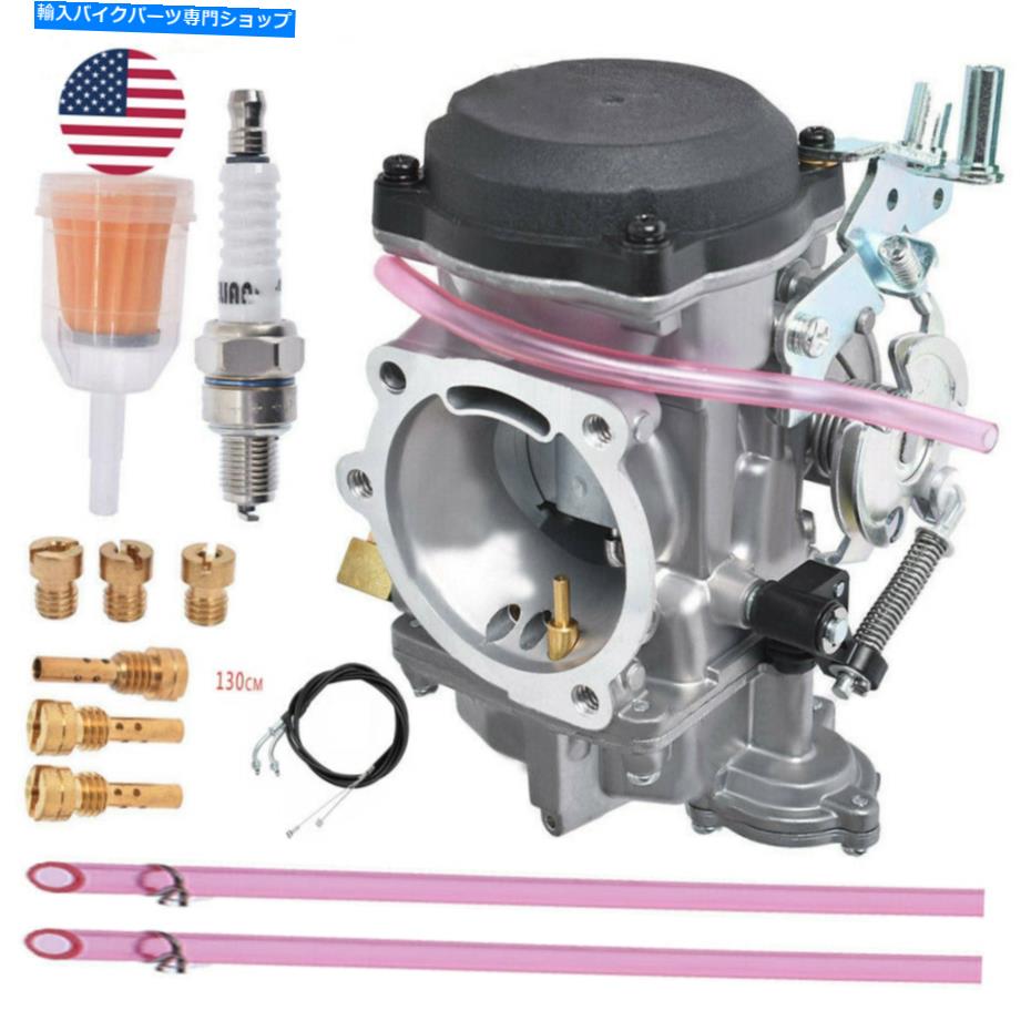 Carburetor åȥ륱֥130cmȥϡ졼ѤΥ֥쥿27505-96 27498-96θ Throttle Cable 130cm and Carburetor For Harley Replace 27505-96 27498-96
