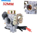 Carburetor GY6用150-250ccエンジンATVオートバイスクーター32mm CVK32キャブレターアルミニウム For GY6 150-250CC Engine ATV Motorcycle Scooter 32mm CVK32 Carburetor Aluminum