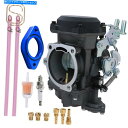 Carburetor キャブレター +吸気ブートブルーフィットCV4OMMスポーツスターツアーソフトアリング1988-2017 Carburetor + Int...
