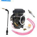Carburetor ハーレーデビッドソンCV 40mmブラック用のパフォーマンスチューニングキャブレター&チョークケーブル Performance Tuned...