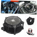 Air Filter RSDクリアエアクリーナー吸気ハーレーダイナのブラックフィルター93-16 FLD FXDBソフトアイル RSD Clear Air Cleaner Intake Black Filter For Harley Dyna 93-16 FLD FXDB Softail