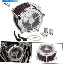 Air Filter Chrome RSDエアクリーナー吸気フィルターハーレーM8ツアーソフトアイルロードキング17+ Chrome RSD Air Cleaner Intake Filter For Harley M8 Touring Softail Road King 17+