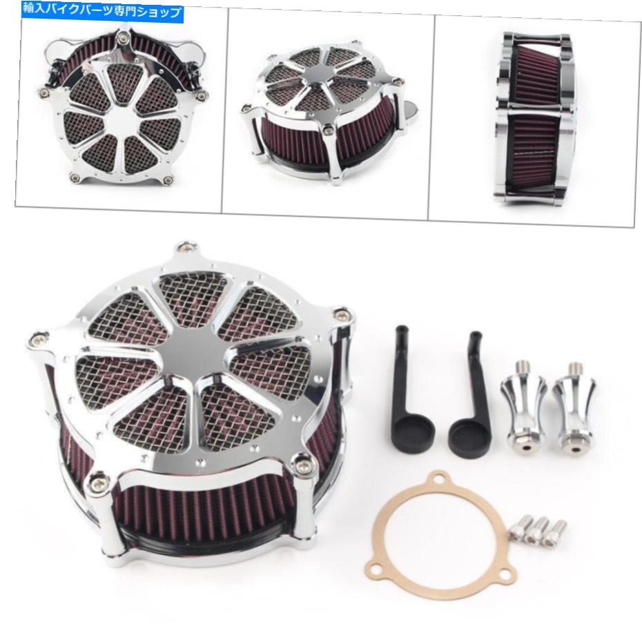 Air Filter CNCエアクリーナー吸気フィルターセットフィットハーレーツアートリック2008-2016 ChromeFL CNC Air Cleaner Intake Filter Set Fit Harley Touring Trike 2008-2016 Chrome fl