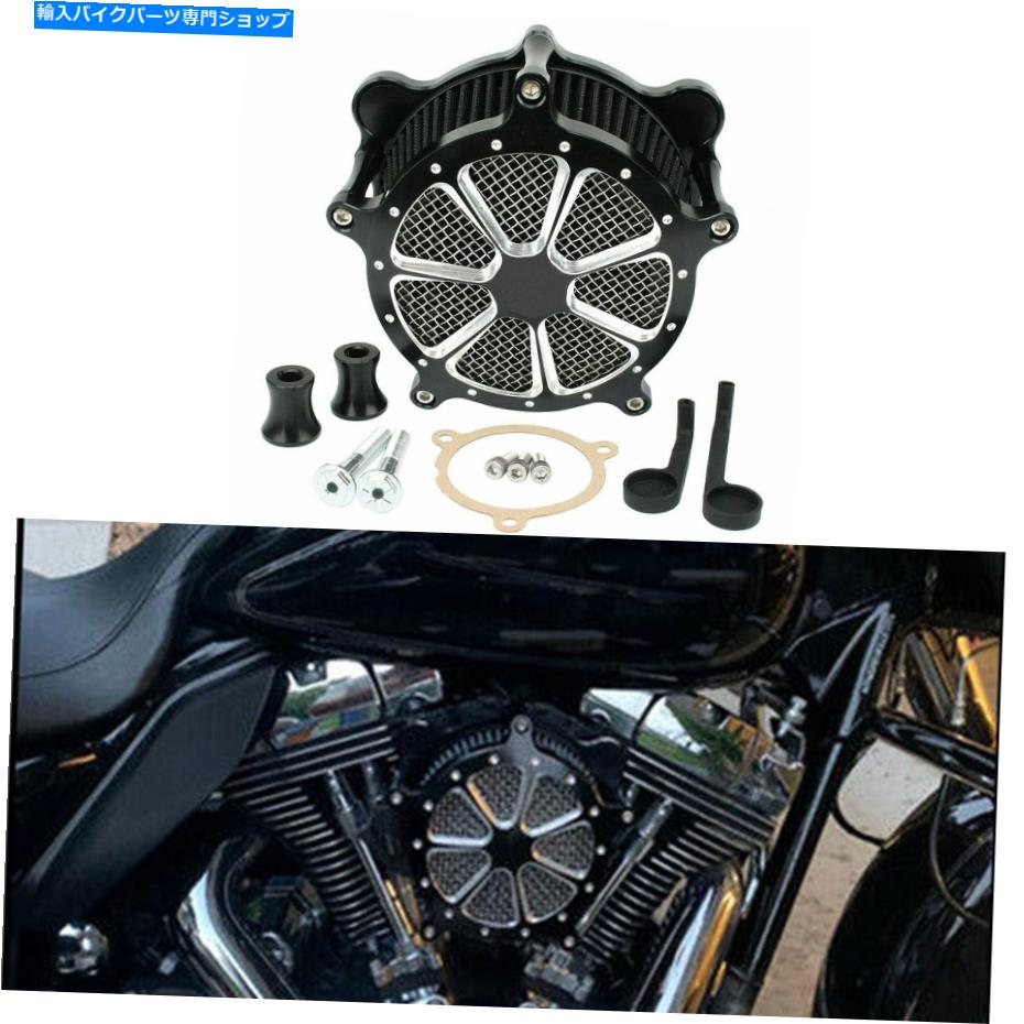 Air Filter ハーレーソフトアイルロードキングフルルストリートグライドフルクスのエアクリーナー吸気フィルター Air Cleaner Intake Filter For Harley Softail Road King FLHR Street Glide FLHXS