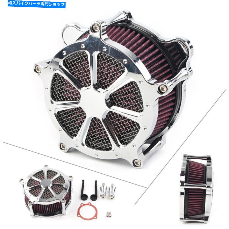 Air Filter ハーレーダイナソフトアイルファットボーイツーリンググライドFLHTのエアクリーナー吸気フィルター Air Cleaner Intake Filter For Harley Dyna Softail Fatboy Touring Glide FLHT New