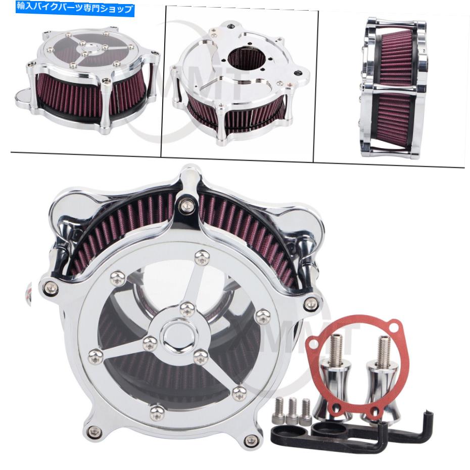 Air Filter ハーレーロードキングFLHRCソフトアイルFXST FLSTNの透明エアクリーナー吸気フィルターフィルター Clarity Air Cleaner Intake Filter For Harley Road King FLHRC Softail FXST FLSTN