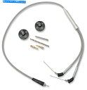 Carburetor ムースブラックキャブレターキャップキットWスチール編組ケーブルヤマハバンシー350 1987-06 Moose Black Carbure...
