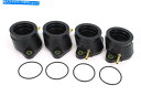 Carburetor 吸気マニホールドキャブレターインシュレータブートセットヤマハFJ 1200炭水化物ホルダー#N268 Intake Manifold Ca...