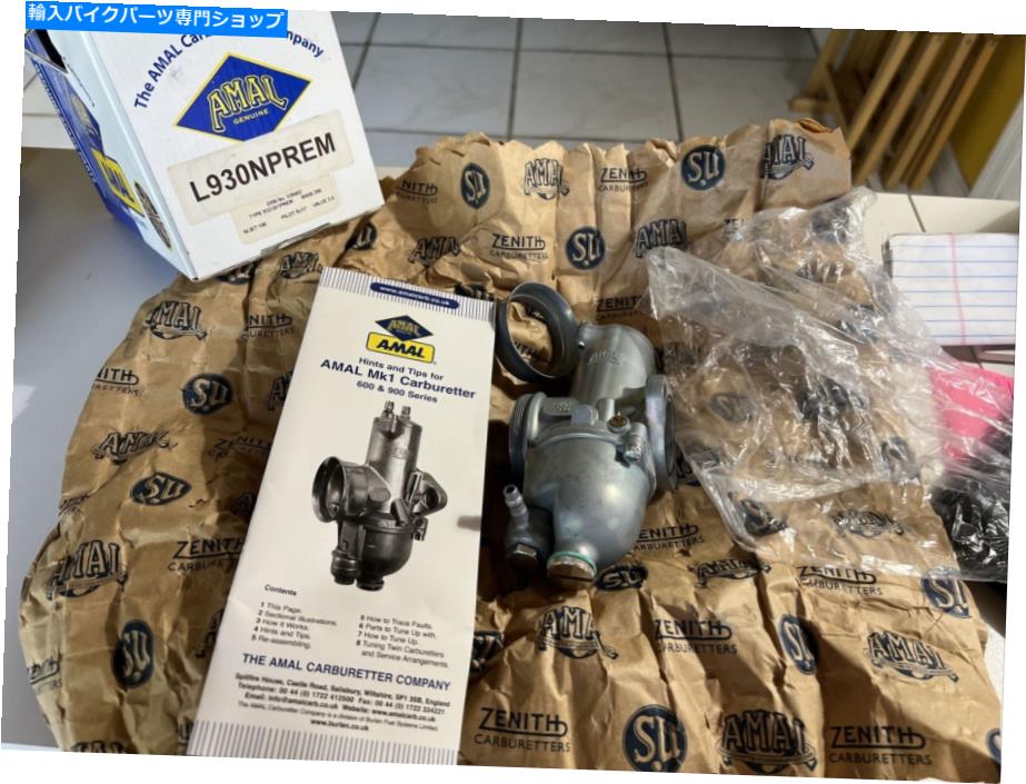 Carburetor New Never suded never instald Amal 932/301炭水化物の勝利、BSA、ノートン、ドゥカティ Brand New Never Used Never Installed AMAL 932/301 CARB Triumph,BSA,Norton,Ducati