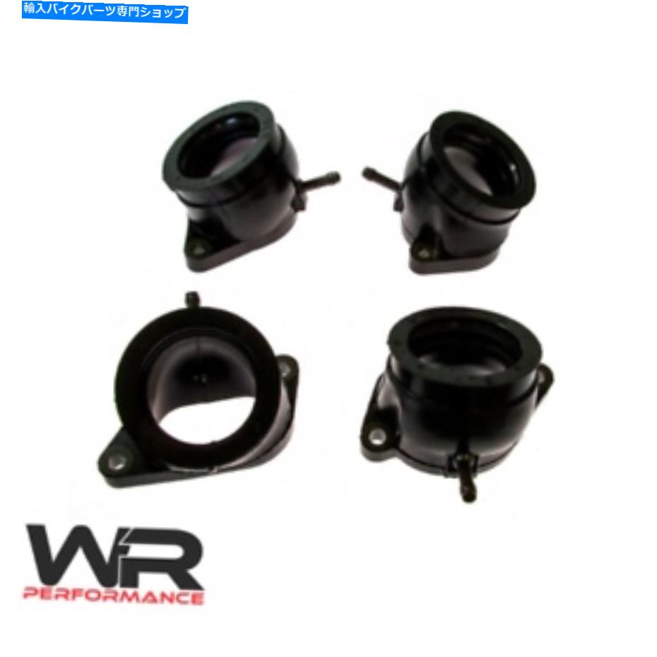 Carburetor ヤマハFZS 1000 FAZER 2001-2005用の炭水化物吸気マニホールド吸気ゴム Carb Inlet Manifol..