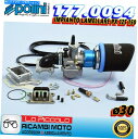 Carburetor マニホールドリードポリーニとキャブレターベスパPx 125 150 2tをセット Set Manifold Reed POLINI And...