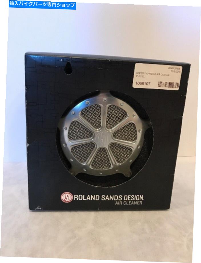 Air Filter ɥ󥺥٥ꥹԡ7꡼ʡϡ졼ݡĥ1991-2019 0206-2005-CH Roland Sands Venturi Speed 7 Air Cleaner Harley Sportster 1991-2019 0206-2005-CH