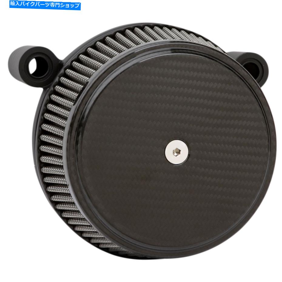 Air Filter アーレンネスエアクリーナービッグサッカーカーボンミルウォーキー8-394 ARLEN NESS Air Cleaner Big Sucker Carbon Milwaukee-Eight 18-394
