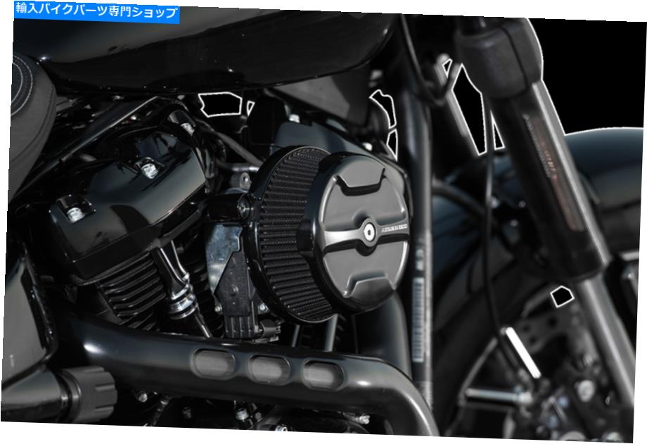 Air Filter Arlen Ness [18-754]ビッグサッカーステージIエアフィルターキットブラック - ナックル Arlen Ness [18-754] Big Sucker Stage I Air Filter Kit Black - Knuckle