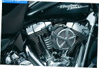 Air Filter Kuryakyn hi-fiveマッハ2ハーレーダビッドソン用エアクリーナー-Chrome9871 Kuryakyn Hi-Five Mach 2 Air Cleaner for Harley-Davidson - Chrome 9871