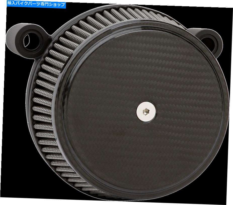Air Filter アーレンネス18-744ビッグサッカーステージIエアフィルターキットブラック - カーボン Arlen Ness 18-744 Big Sucker Stage I Air Filter Kit Black - Carbon