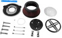 Air Filter バロントリプルXバックビッグエアキットエアクリーナーブラック#BA-2361-00BフィットホンダVTX1300 Baron Triple...