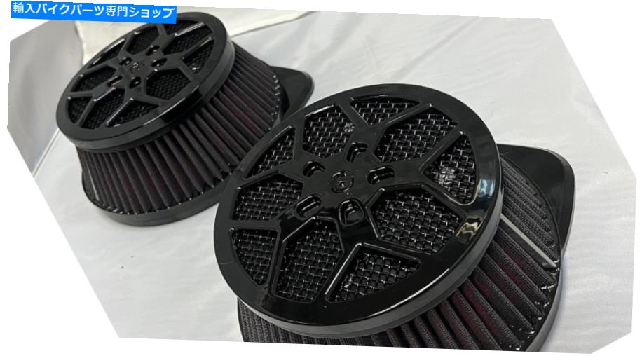 Suzuki M109R Dual Air Force Round Cleaner Filter Kit **Gloss Black finish**カテゴリAir Filter状態海外直輸入品 新品メーカー車種発送詳細 送料無料 （※北海道、沖縄、離島は省く）商品詳細輸入商品の為、英語表記となります。Condition: NewBrand: SuzukiShape: Round Tapered (Cone)Manufacturer Part Number: Does Not Apply《ご注文前にご確認ください》■海外輸入品の為、NC・NRでお願い致します。■取り付け説明書は基本的に付属しておりません。お取付に関しましては専門の業者様とご相談お願いいたします。■通常2〜4週間でのお届けを予定をしておりますが、天候、通関、国際事情により輸送便の遅延が発生する可能性や、仕入・輸送費高騰や通関診査追加等による価格のご相談の可能性もございますことご了承いただいております。■海外メーカーの注文状況次第では在庫切れの場合もございます。その場合は弊社都合にてキャンセルとなります。■配送遅延、商品違い等によってお客様に追加料金が発生した場合や取付け時に必要な加工費や追加部品等の、商品代金以外の弊社へのご請求には一切応じかねます。■弊社は海外パーツの輸入販売業のため、製品のお取り付けや加工についてのサポートは行っておりません。専門店様と解決をお願いしております。■大型商品に関しましては、配送会社の規定により個人宅への配送が困難な場合がございます。その場合は、会社や倉庫、最寄りの営業所での受け取りをお願いする場合がございます。■輸入消費税が追加課税される場合もございます。その場合はお客様側で輸入業者へ輸入消費税のお支払いのご負担をお願いする場合がございます。■商品説明文中に英語にて”保証”関する記載があっても適応はされませんのでご了承ください。■海外倉庫から到着した製品を、再度国内で検品を行い、日本郵便または佐川急便にて発送となります。■初期不良の場合は商品到着後7日以内にご連絡下さいませ。■輸入商品のためイメージ違いやご注文間違い当のお客様都合ご返品はお断りをさせていただいておりますが、弊社条件を満たしている場合はご購入金額の30％の手数料を頂いた場合に限りご返品をお受けできる場合もございます。(ご注文と同時に商品のお取り寄せが開始するため)（30％の内訳は、海外返送費用・関税・消費全負担分となります）■USパーツの輸入代行も行っておりますので、ショップに掲載されていない商品でもお探しする事が可能です。お気軽にお問い合わせ下さいませ。[輸入お取り寄せ品においてのご返品制度・保証制度等、弊社販売条件ページに詳細の記載がございますのでご覧くださいませ]&nbsp;