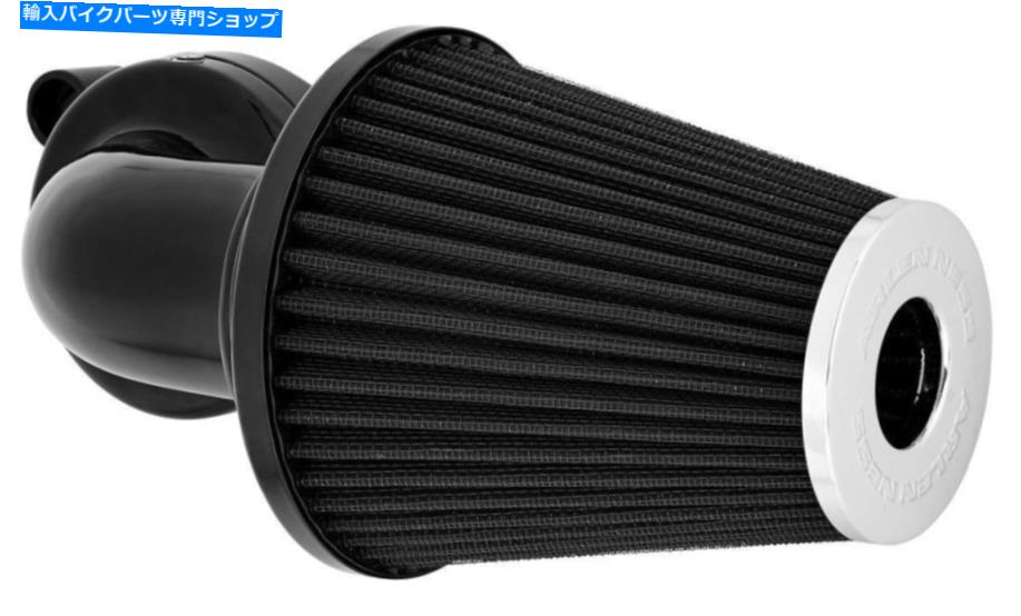 Air Filter アーレンネスブラックカバーモンスターサッカーエアクリーナーキット81-010 Arlen Ness Black No Cover Monster Sucker Air Cleaner Kit 81-010