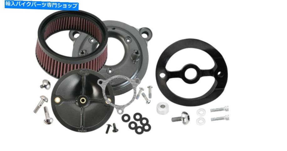 Air Filter SSѡȥåƥ륹ơ1꡼ʡw/ rushmoreץ14-16 flh/ t S&S Super Stock Stealth Stage 1 Air Cleaner w/ Rushmore Adapter 14-16 FLH/T