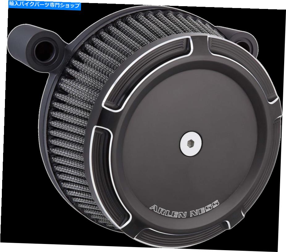 Air Filter アーレンネス合成ステージ1エアクリーナーブラック50-840 Arlen Ness Synthetic Stage 1 Air Cleaner Black 50-840